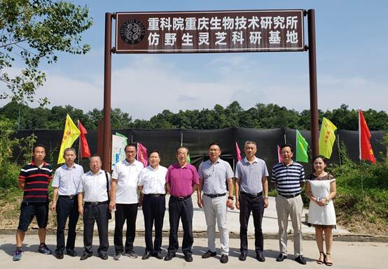 院党委书记何平调研生物所长寿区灵芝科研基地